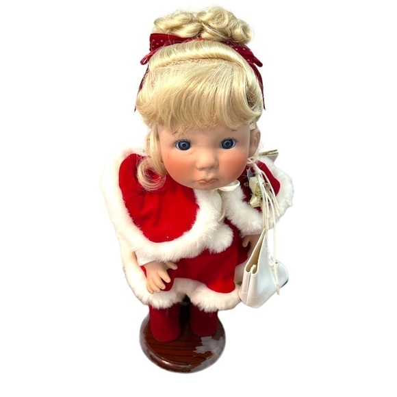 Vintage Lee Middleton Original Dolls Girl Holiday Christmas Angel Doll 14” Blond - Picture 1 of 15